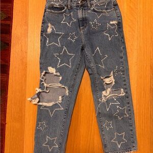 Carmar Blue Jeans with Star Studs